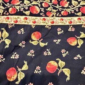 Vintage April Cornell, Fruit Tablecloth, 100% Cotton, Excellent Condition,